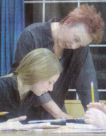Barbara teaches workshops in how to do a graphic novel